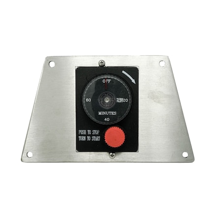 The Outdoor Plus Gas Timer With E-Stop - Trapezoid Panel OPT-ESTOPTMTP